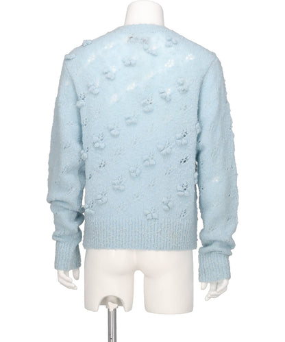 “FUZZ BALL” PILING KNIT