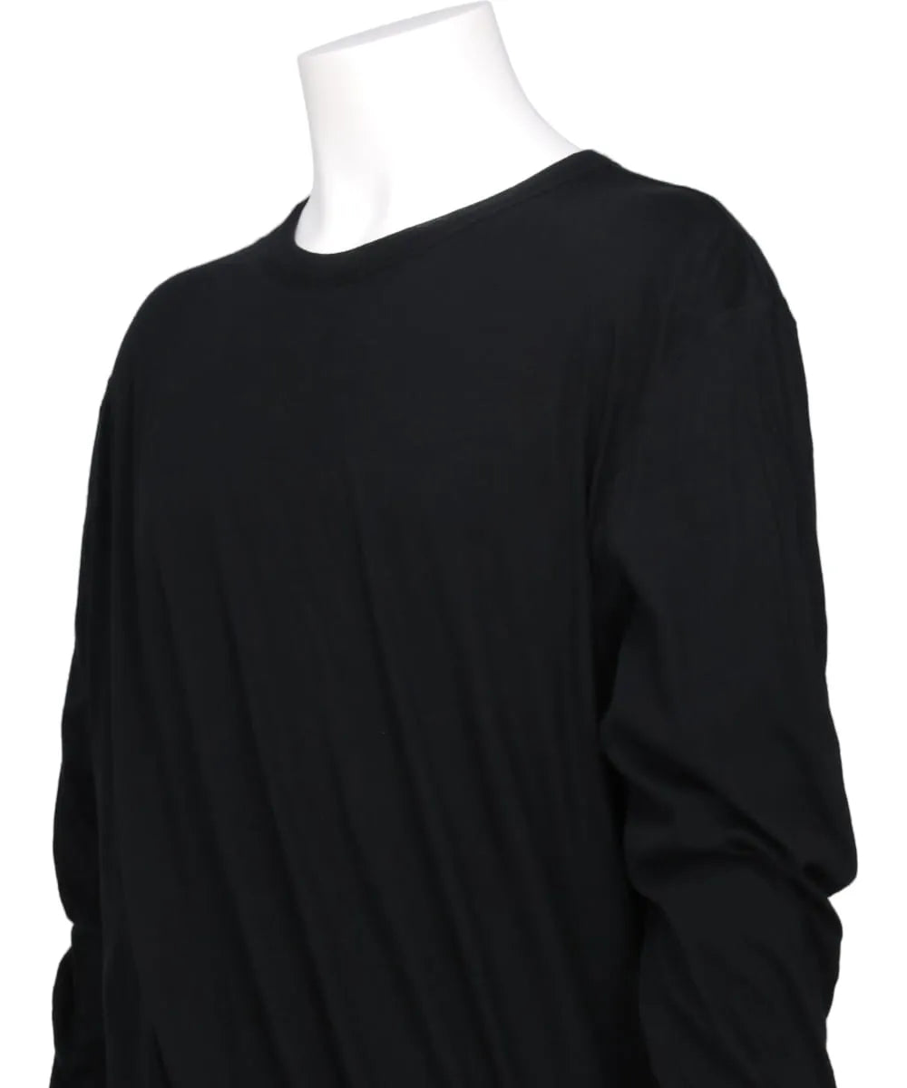 22FW Rick Owens Double LS T BLACK【XL】長袖 Double Layer Longsleeve T-Shirt in Black – SVRN