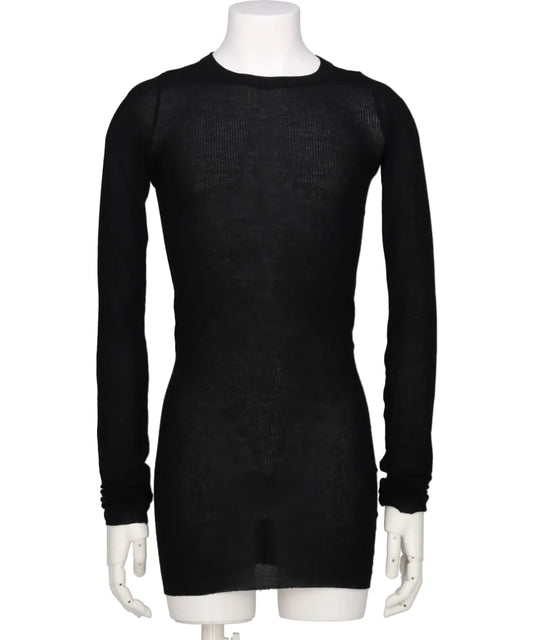 RIB LS T - BLACK