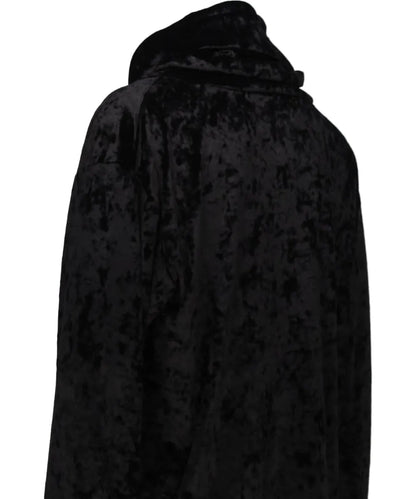 CRUSHED VELOUR TURTLE NECK TOP