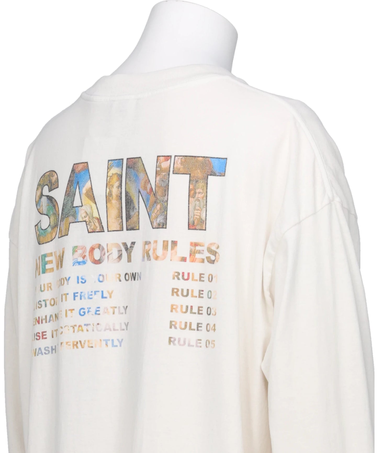 SAINT Mxxxxxx(セントマイケル) LS TEE/NEW BODY RULES