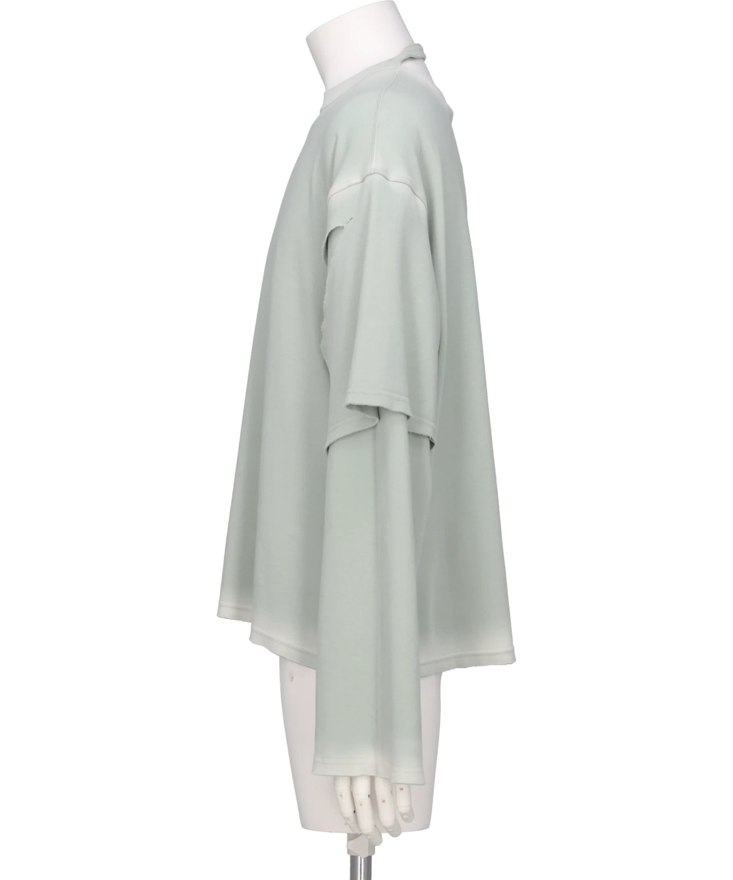 LAYERED L.SLEEVE GREY-S LAB