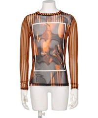 Charles Jeffrey LOVERBOY PORNHUB POWERMESH LONG SLEEVE TEE