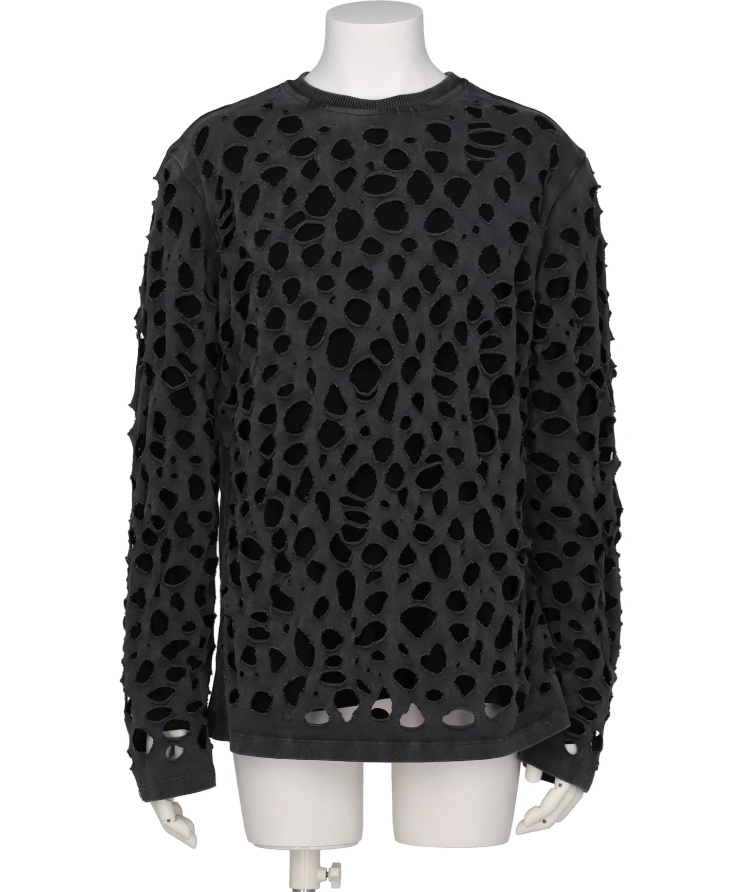 AVAVAV(アヴァヴァヴ) LONGSLEEVE T-SHIRT DISTRESSED BLACK