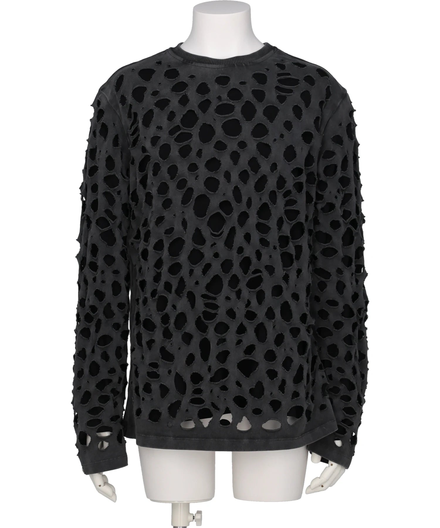 AVAVAV(アヴァヴァヴ) LONGSLEEVE T-SHIRT DISTRESSED BLACK