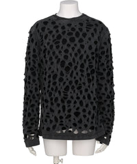 AVAVAV(アヴァヴァヴ) LONGSLEEVE T-SHIRT DISTRESSED BLACK