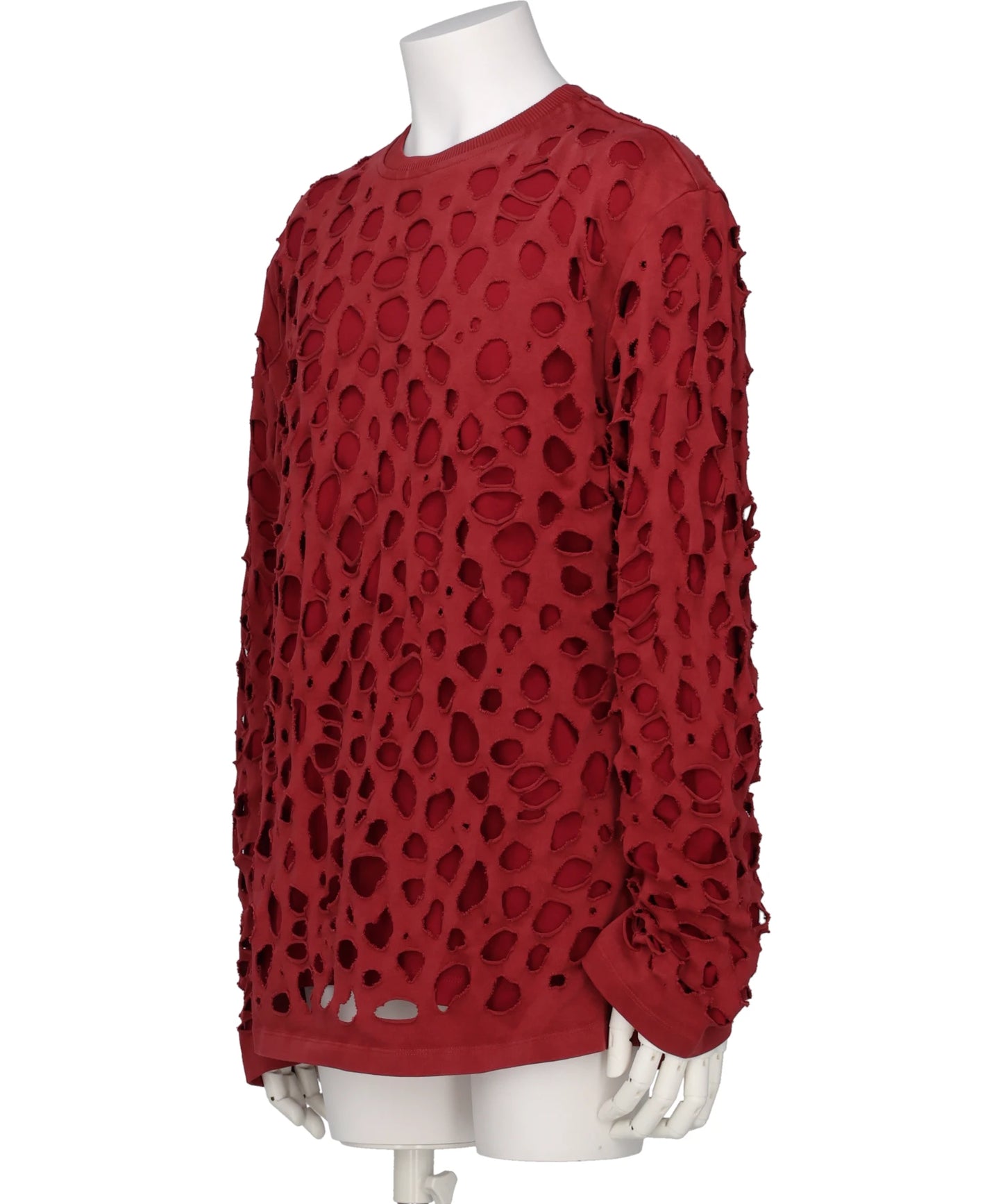 LONGSLEEVE T-SHIRT DISTRESSED BLACK