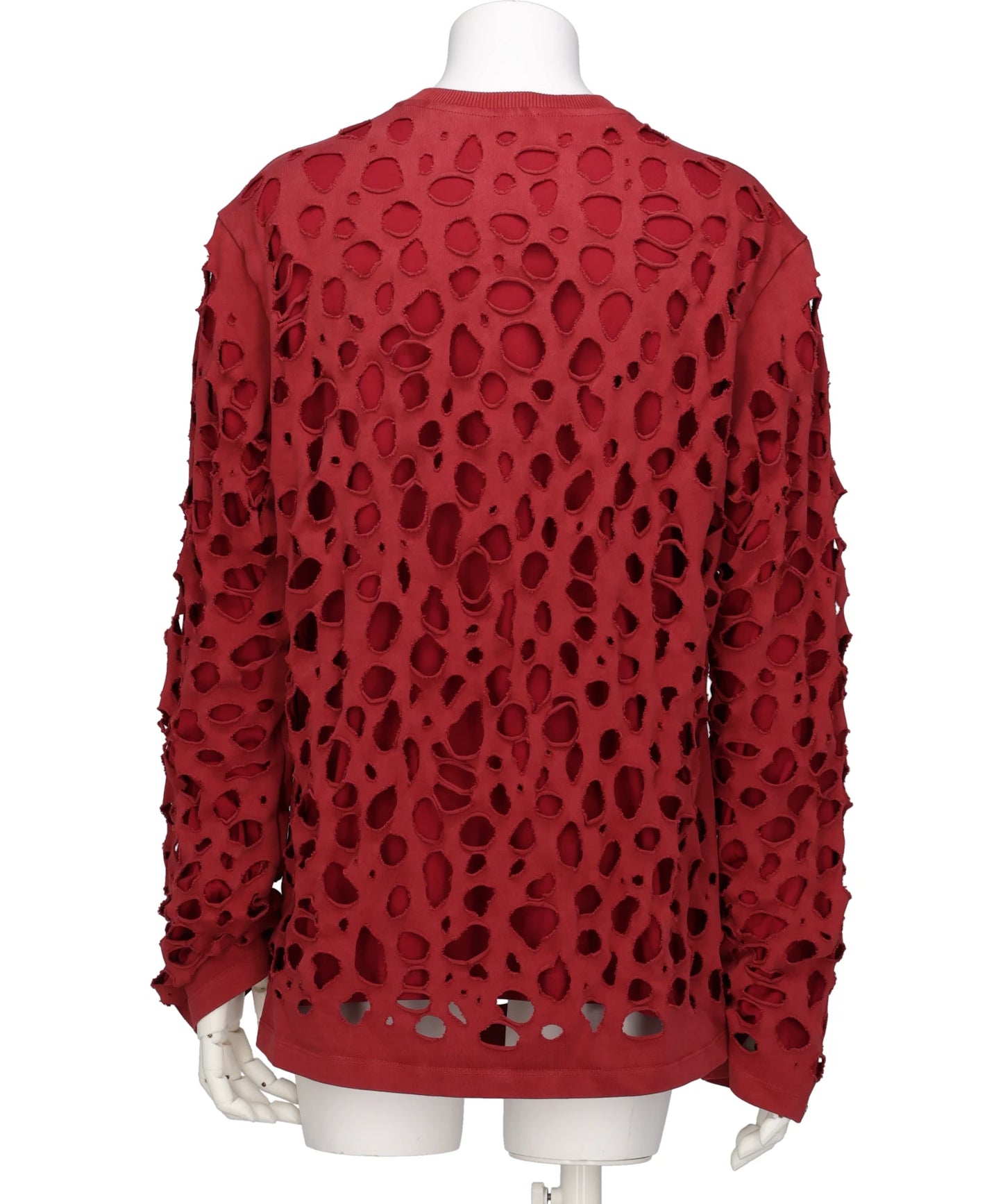 LONGSLEEVE T-SHIRT DISTRESSED BLACK