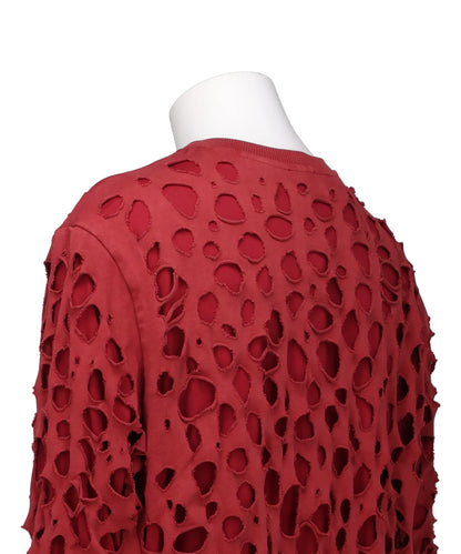 LONGSLEEVE T-SHIRT DISTRESSED BLACK