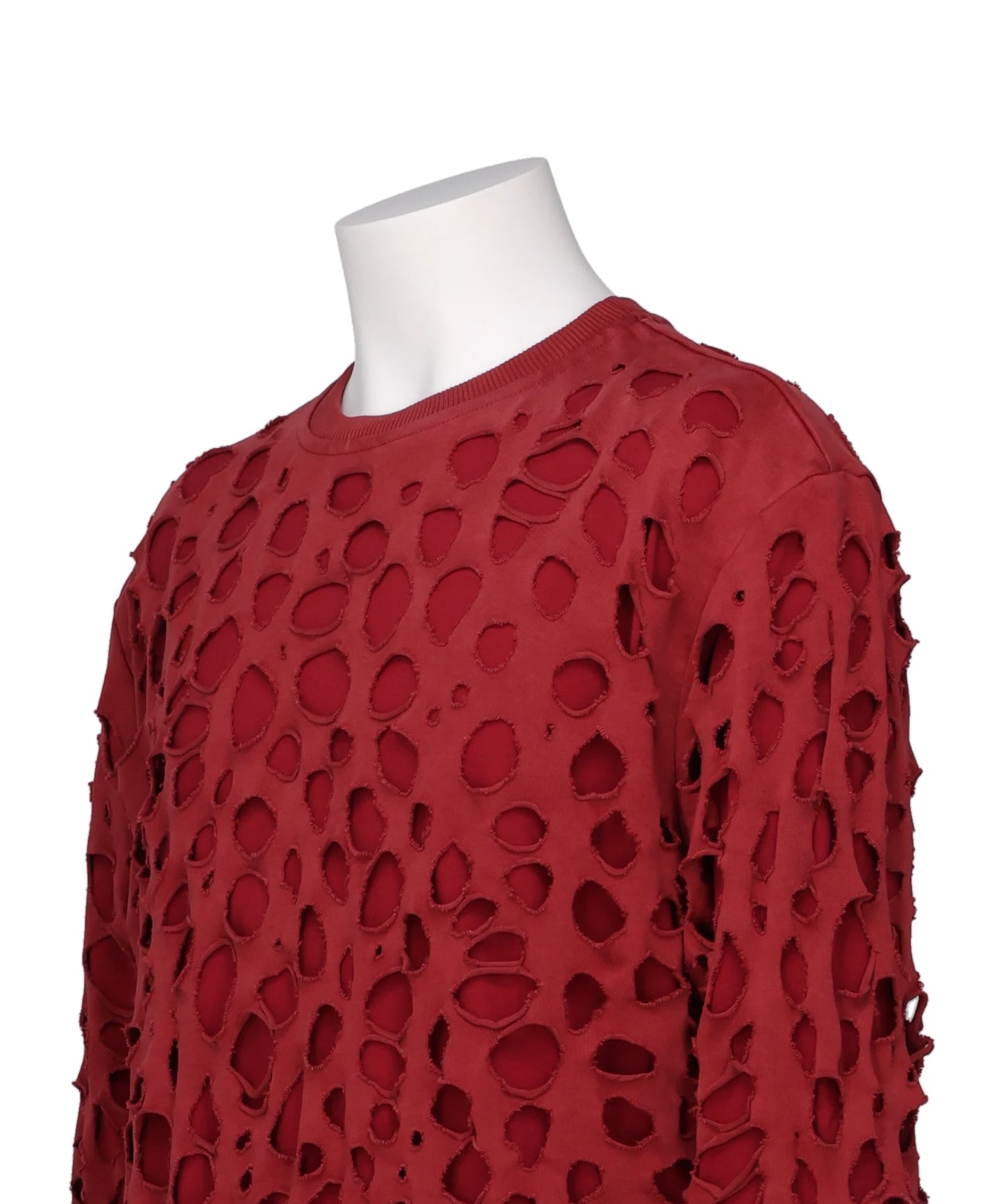 LONGSLEEVE T-SHIRT DISTRESSED BLACK