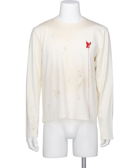 WASTED RED ANGEL LONG SLEEVE T-SHIRT