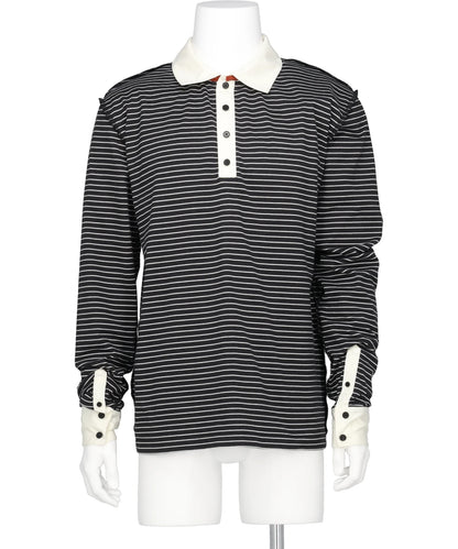 OPPOSITE STRIPE PULLOVER SHIRT
