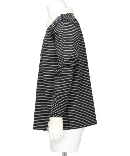 OPPOSITE STRIPE PULLOVER SHIRT