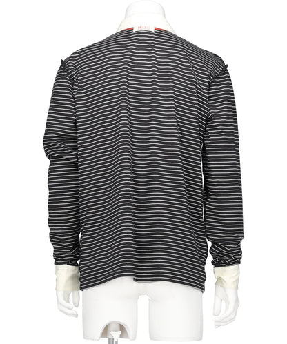 OPPOSITE STRIPE PULLOVER SHIRT