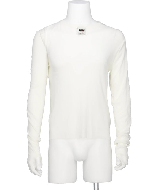 "DAISY"SKELTON RIB TAG TEE