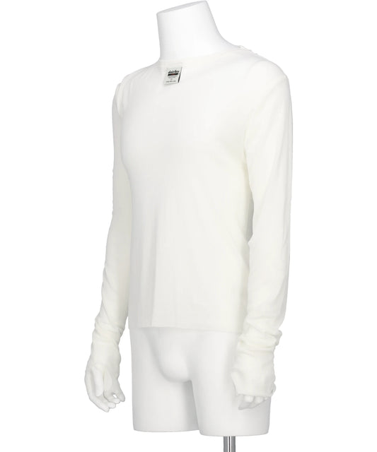 "DAISY"SKELTON RIB TAG TEE