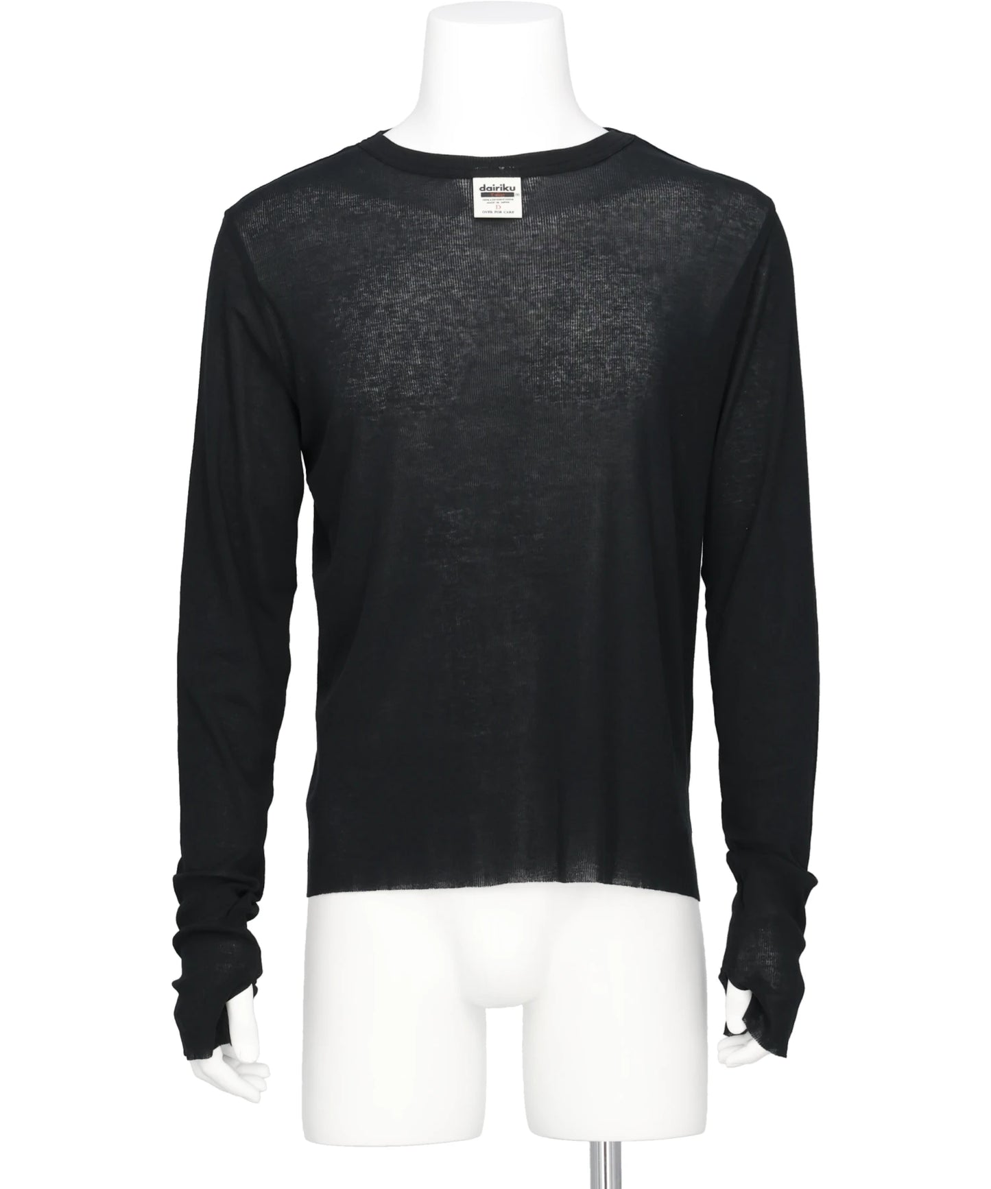 "DAISY"SKELTON RIB TAG TEE