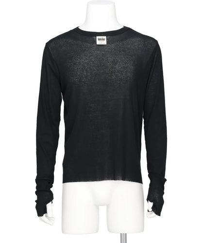 "DAISY"SKELTON RIB TAG TEE