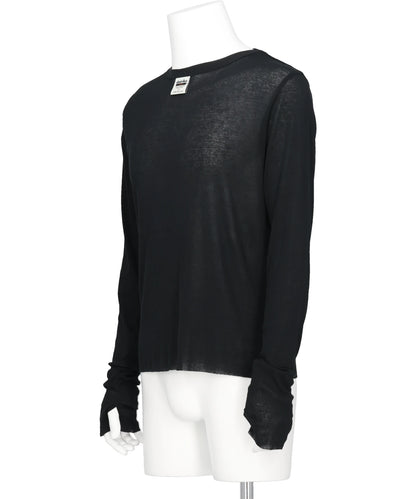 "DAISY"SKELTON RIB TAG TEE