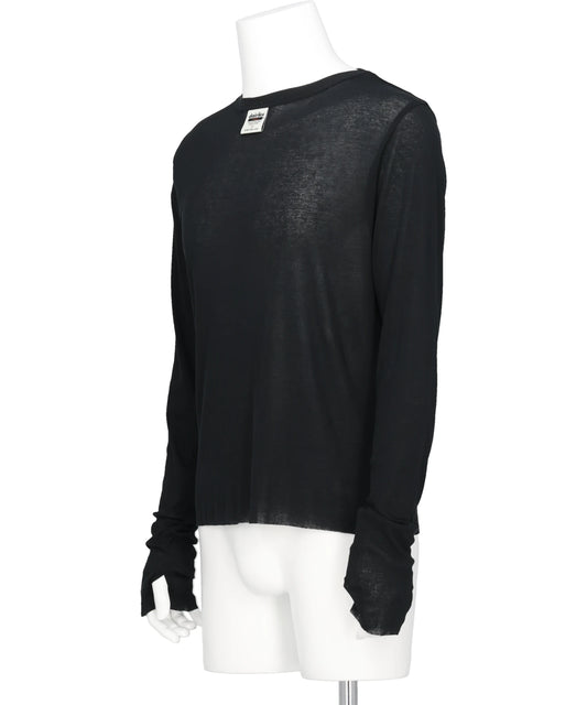 "DAISY"SKELTON RIB TAG TEE