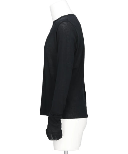 "DAISY"SKELTON RIB TAG TEE