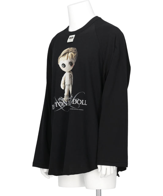 "BUTTON EYE DOLL" RAGLAN TAG TOUR TEE