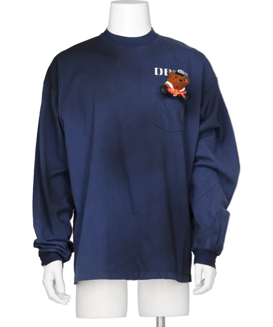 doublet(ダブレット) 2026SS L/S T-SHIRT WITH MY WORKWEAR BEAR 26SS36CS433