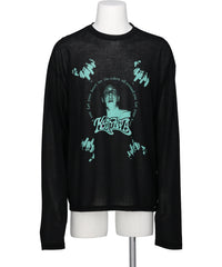 “JEALOUSY BOY” SHEER JERSEY L/S TEE