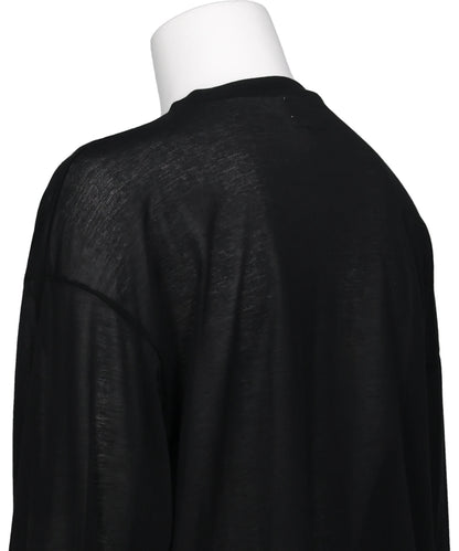 “JEALOUSY BOY” SHEER JERSEY L/S TEE
