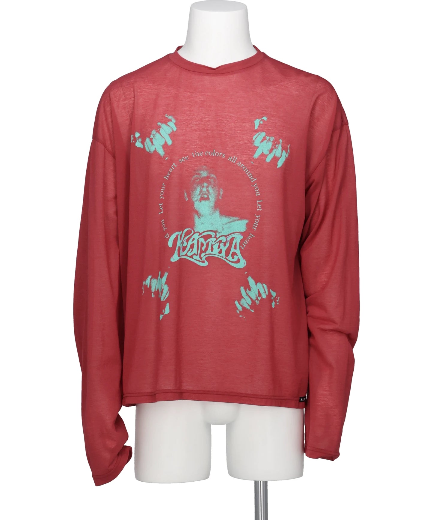 “JEALOUSY BOY” SHEER JERSEY L/S TEE