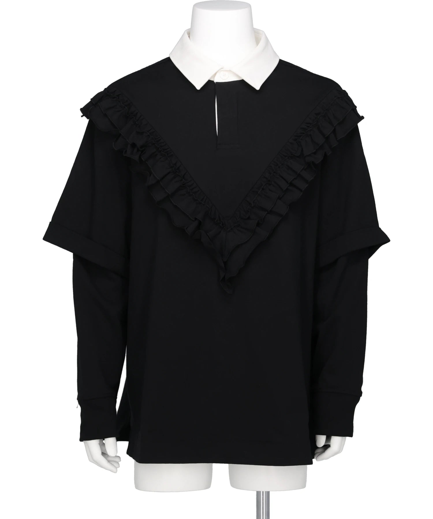 Simone Rocha(シモーネ・ロシャ) 2026SS RUFFLE FRILL RUGBY SHIRT 96762240004