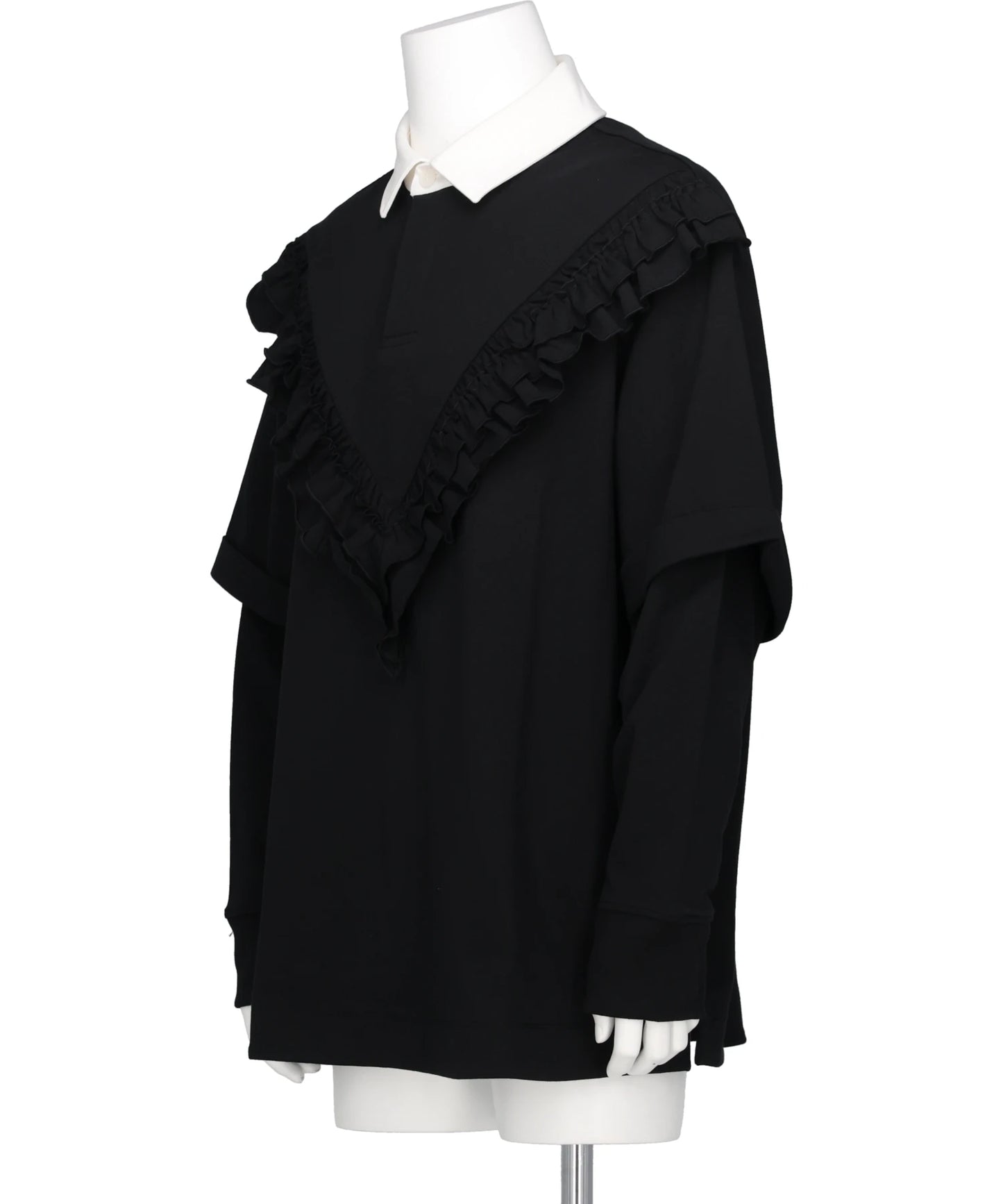 RUFFLE FRILL RUGBY SHIRT