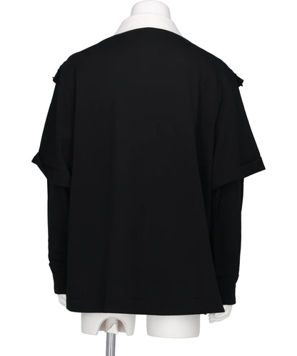 RUFFLE FRILL RUGBY SHIRT