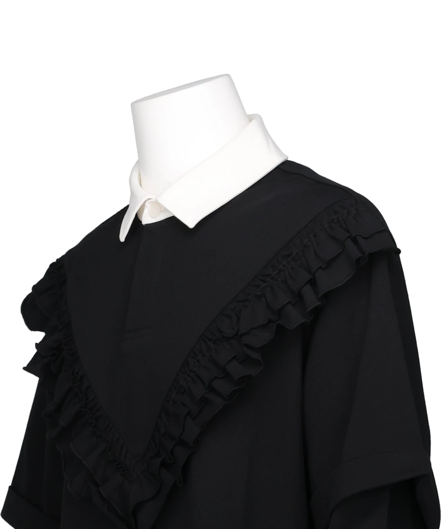 RUFFLE FRILL RUGBY SHIRT