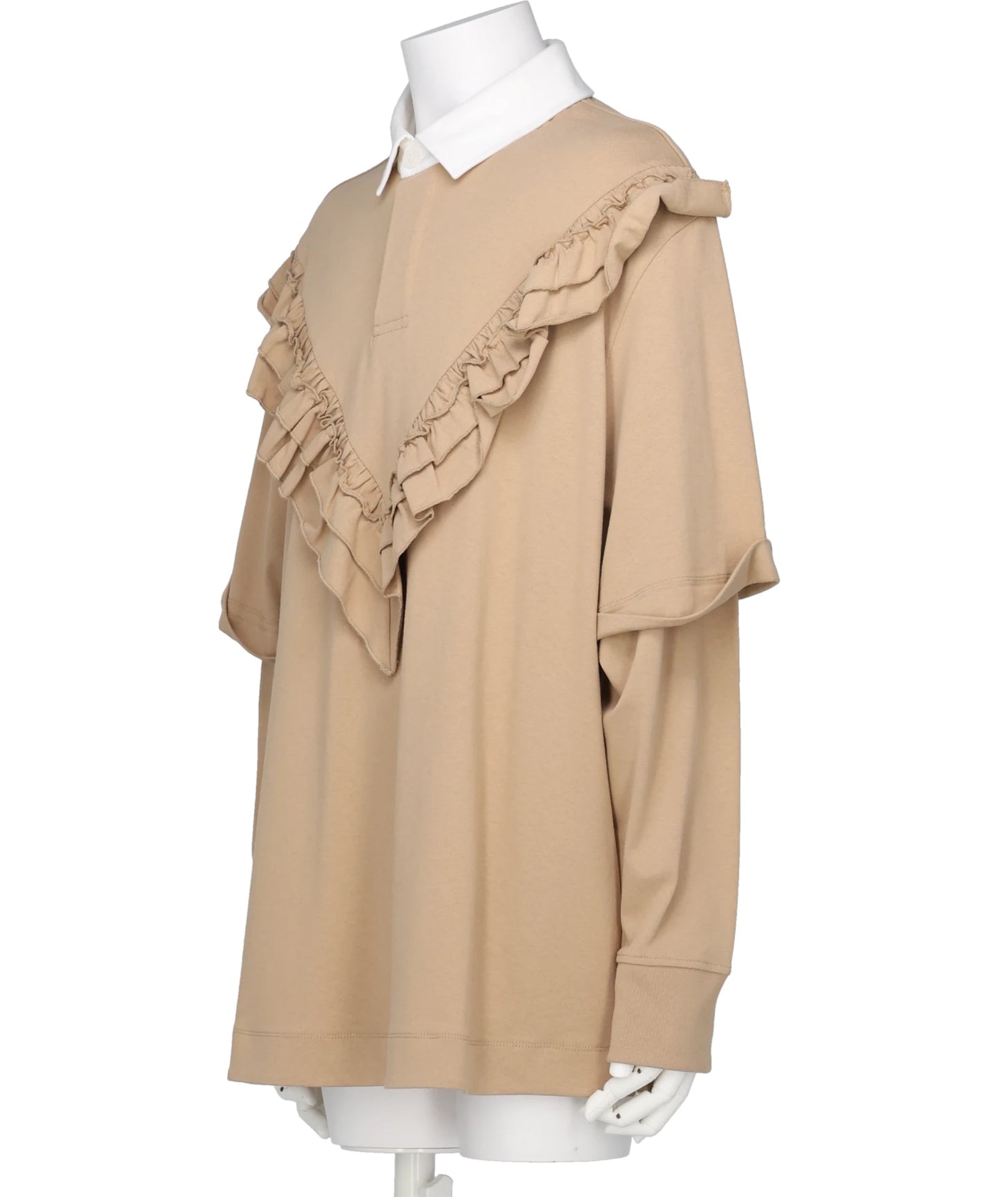 Simone Rocha(シモーンロシャ) 2026SS RUFFLE FRILL RUGBY SHIRT