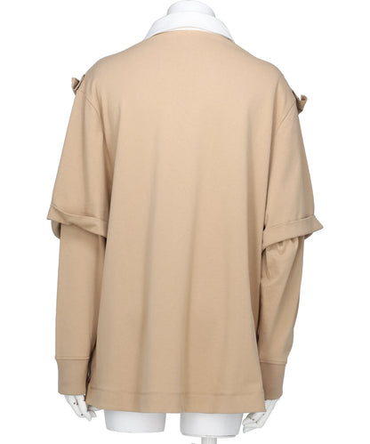 Simone Rocha(シモーンロシャ) 2026SS RUFFLE FRILL RUGBY SHIRT