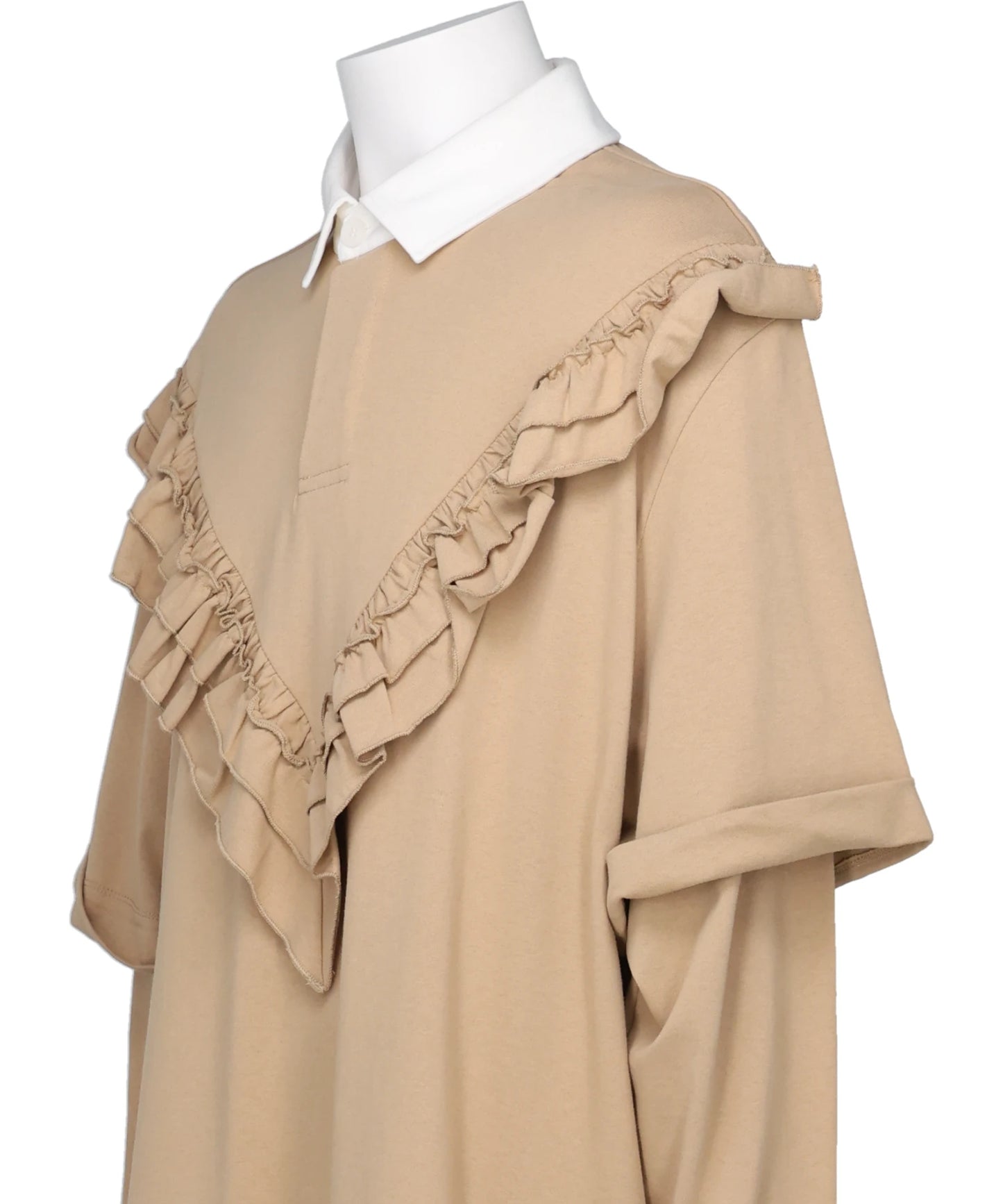 RUFFLE FRILL RUGBY SHIRT