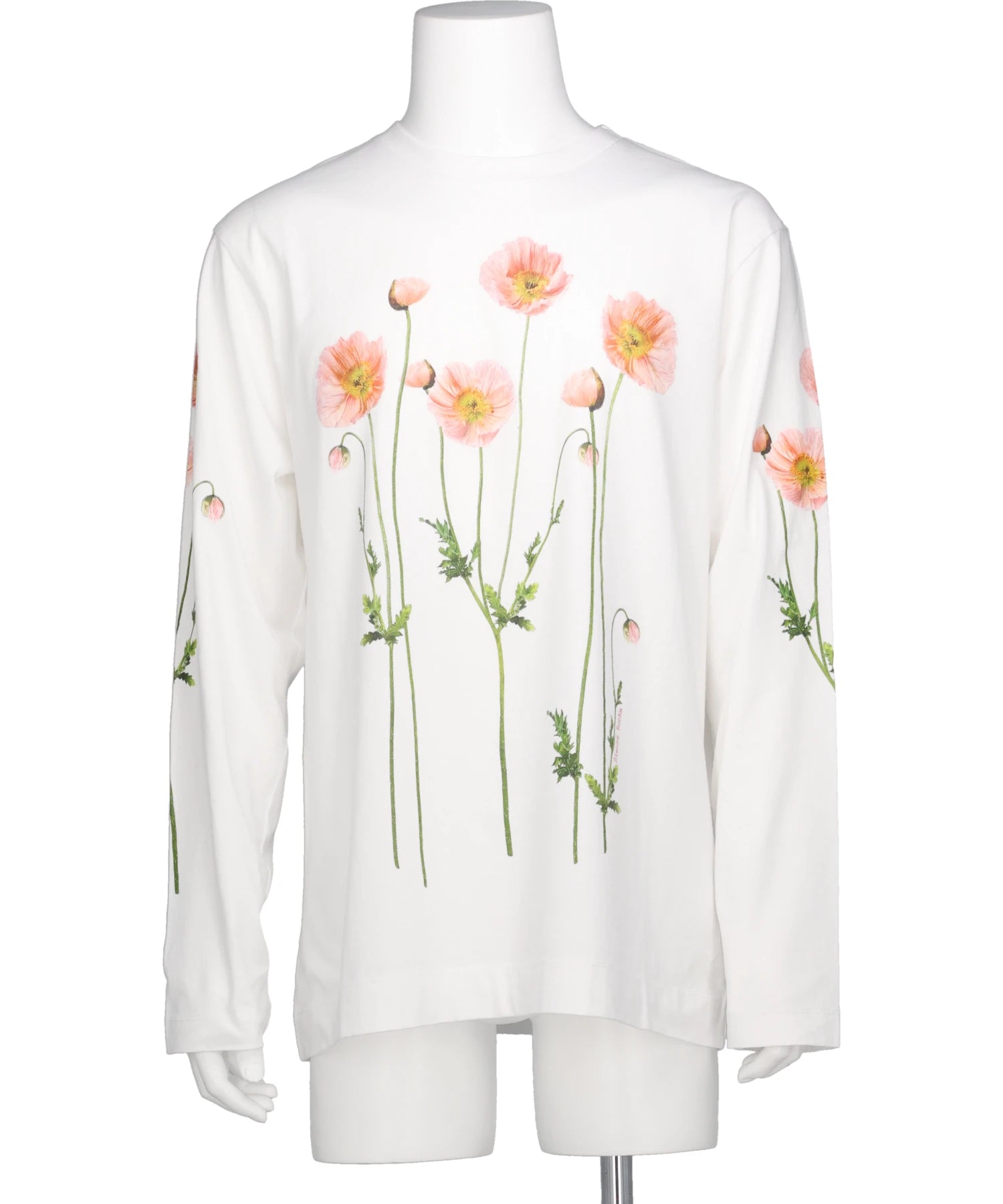 Simone Rocha(シモーン)POPPY FIELD PRINT LONG SLEEVE T-SHIRT