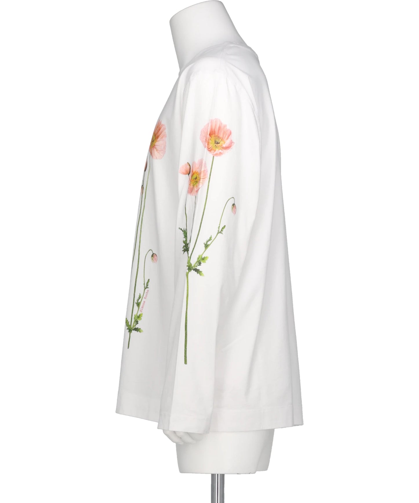 POPPY FIELD PRINT LONG SLEEVE T-SHIRT