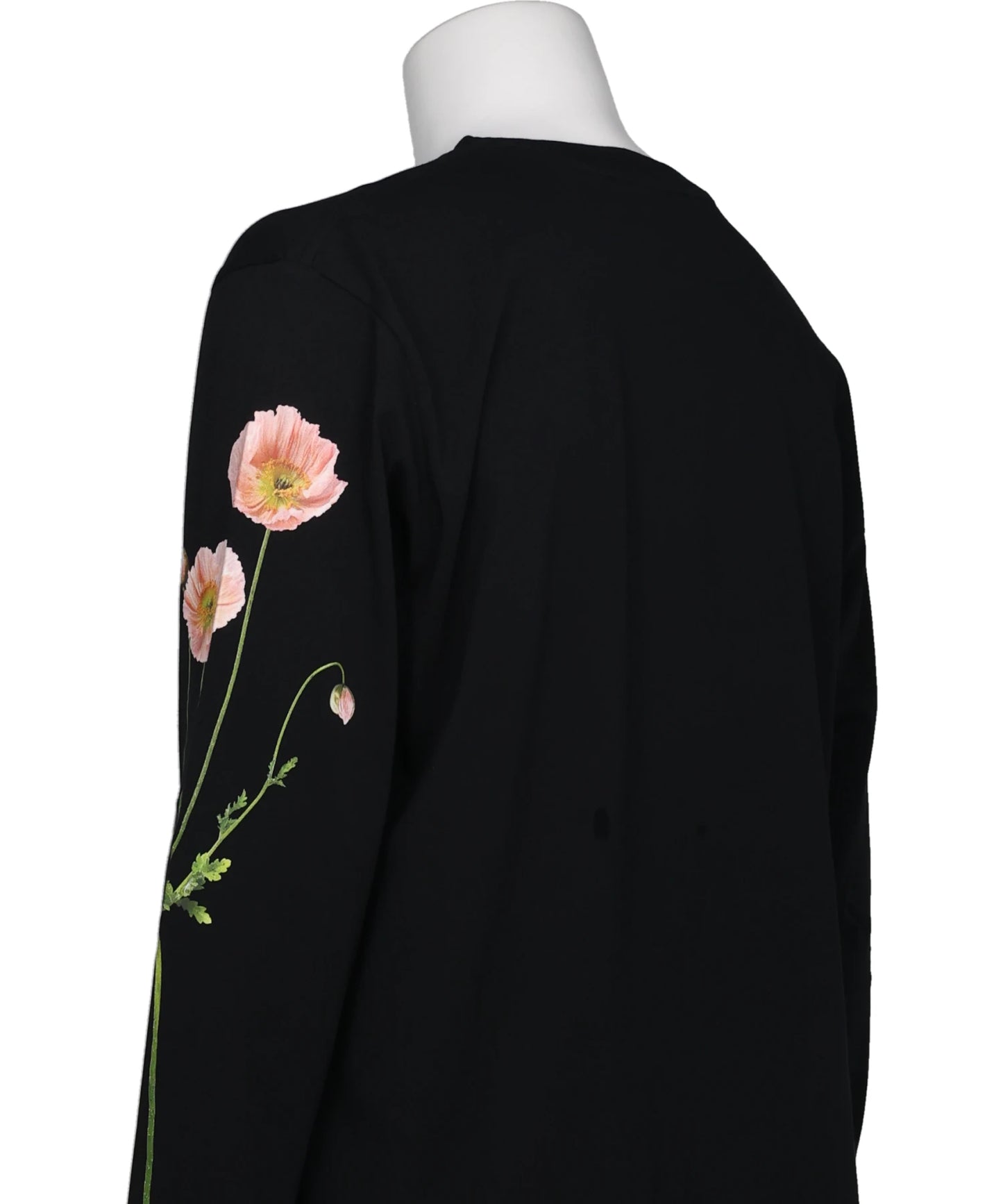 POPPY FIELD PRINT LONG SLEEVE T-SHIRT