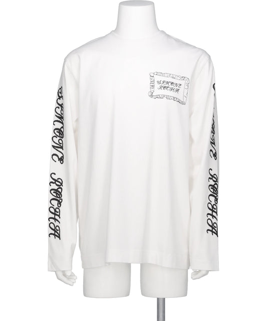 Simone Rocha(シモーネ ロシャ) 2026SS PILLOWCASE LOGO PRINT LS T-SHIRT 96762341005