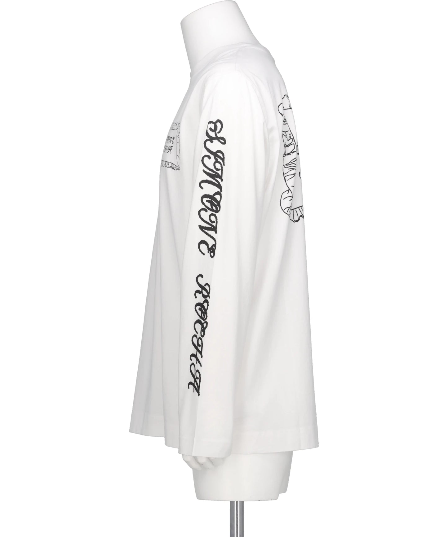 PILLOWCASE LOGO PRINT LS T-SHIRT