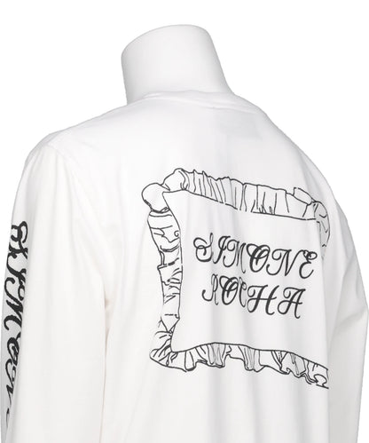 PILLOWCASE LOGO PRINT LS T-SHIRT
