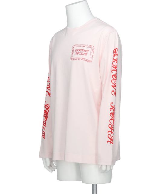 PILLOWCASE LOGO PRINT LS T-SHIRT