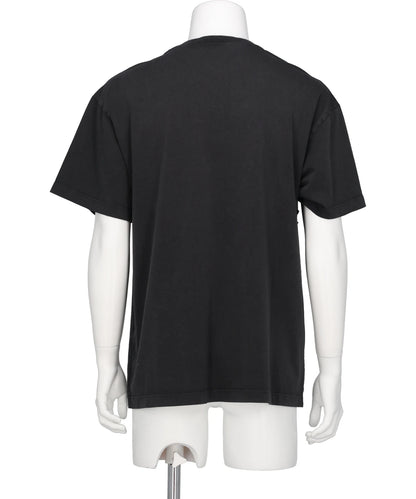 T-SHIRT SEMI-DISTRESSED DOUBLE LAYER