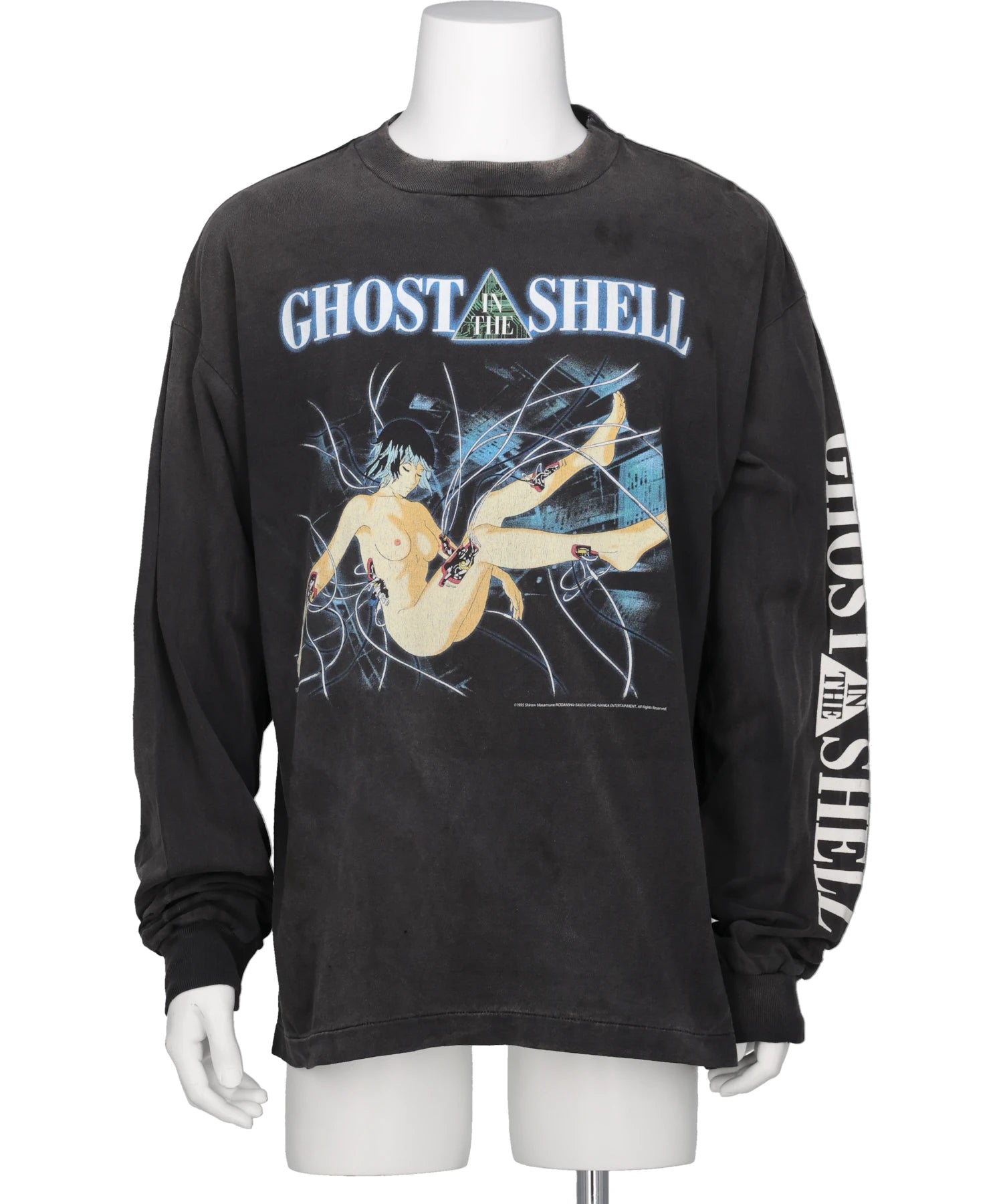SAINT Mxxxxxx × GHOST IN THE SHELLILYA GITS GS_LS TEE　SM-YS1-0000-C34