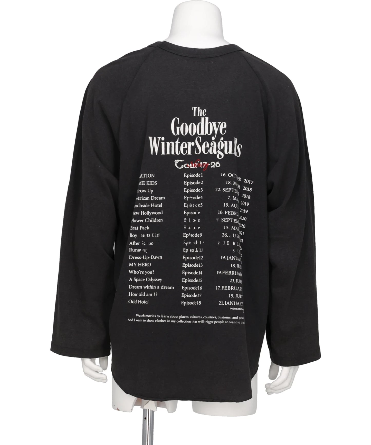 "THE WINTER SEAGULS" TOUR RAGLAN TEE