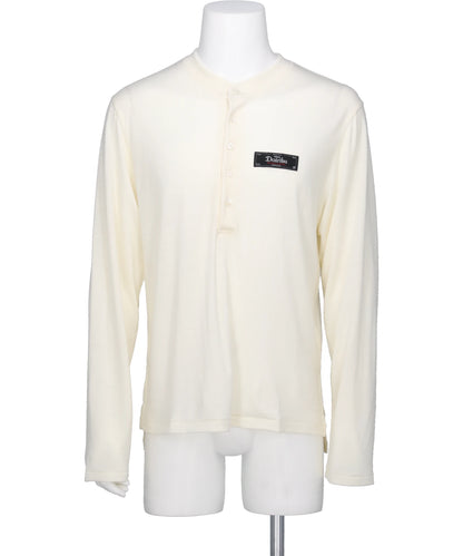 DAIRIKU（ダイリク）WOOL HENRY NECK L-S TEE