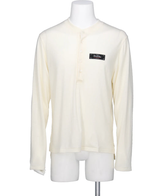 DAIRIKU（ダイリク）WOOL HENRY NECK L-S TEE
