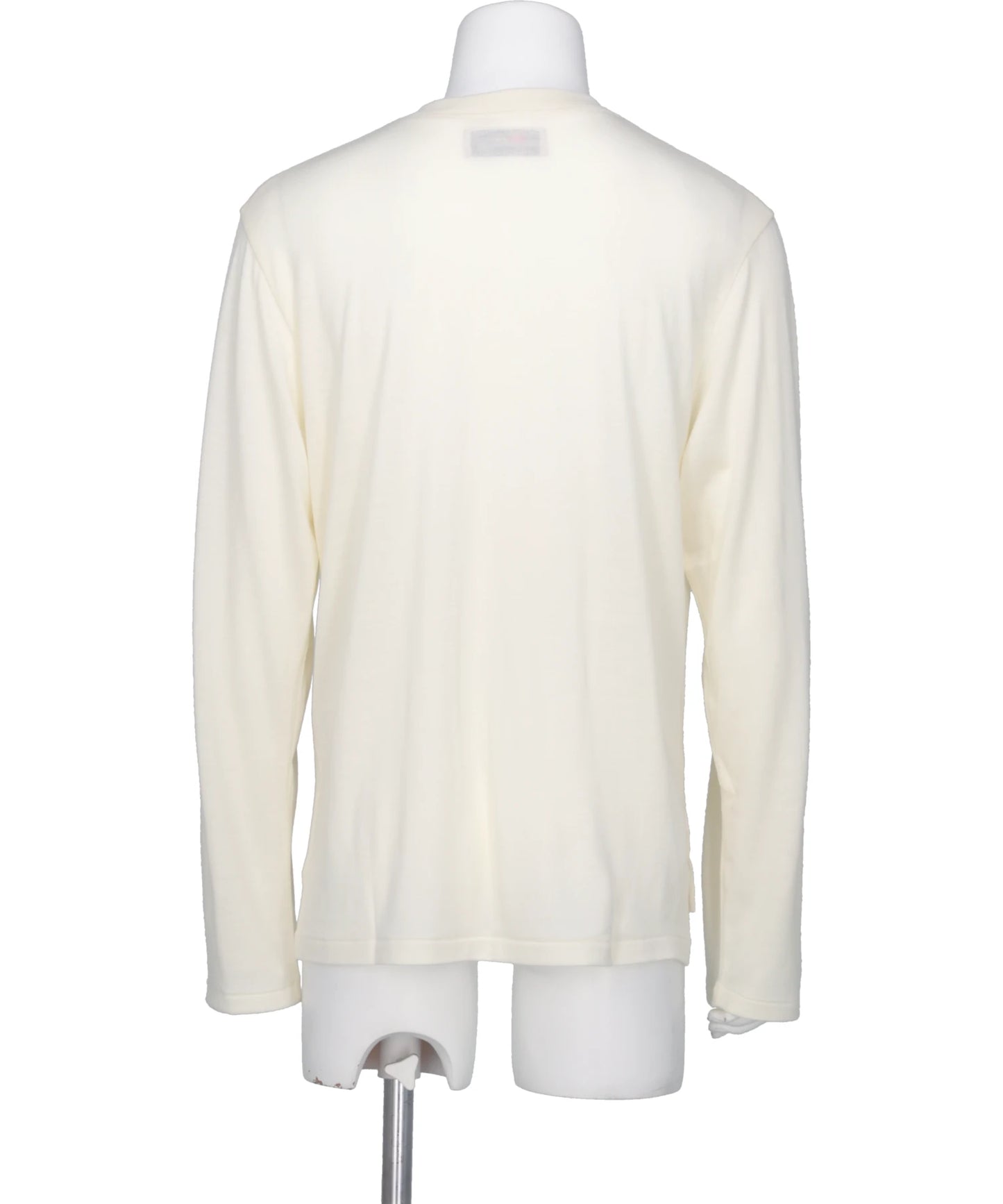 WOOL HENRY NECK L-S TEE